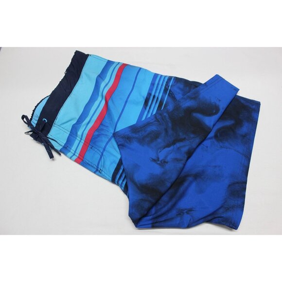 ZeroXposur men's 9" UPF 50+ lined striped swim trunks shorts XXL‎ - Picture 5 of 10